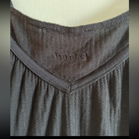 Hurley Black Drop Waist Beach Strappy Classic Maxi Dress Size Medium EUC - Picture 7 of 9